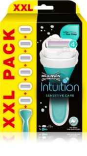 Wilkinson Sword Intuition Sensitive Care shaver + replacement heads 1 pc