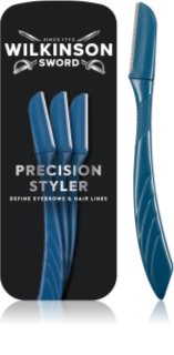 Wilkinson Sword Precision Styler razor for eyebrows for men 3 pc