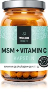 WoldoHealth® MSM + Vitamin C Kapseln für Ihr Wohlbefinden 420 g