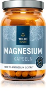 WoldoHealth® Magnesium kapsle pro efektivní doplnění hořčíku 234 g