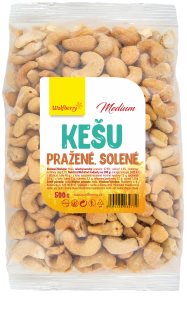 Wolfberry Kešu pražené solené ořechy pražené solené 500 g