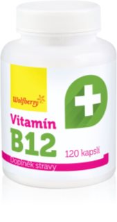 Wolfberry Vitamín B12 kapsle pro podporu snížení míry únavy a vyčerpání 120 cps