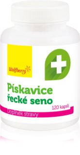 Wolfberry Pískavice (Řecké seno) kapsle pro udržení normální hladiny cukru v krvi 120 cps