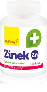 Wolfberry Zinok kapsuly na podporu imunitného systému, pre krásnu pleť, nechty a normálny stav zubov 120 cps
