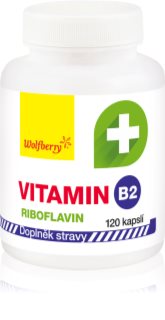 Wolfberry Vitamin B2 (Riboflavin) kapsuly na podporu ochrany buniek pred oxidačným stresom 120 cps