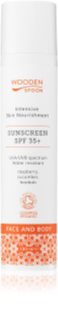 WoodenSpoon Skin Nourishment sunscreen lotion for the face and body SPF 35 100 ml