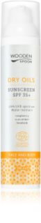 WoodenSpoon Dry Oils sunscreen lotion for the face and body SPF 35 100 ml