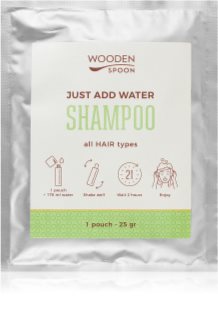WoodenSpoon Just add water! shampoo naturale per capelli brillanti e morbidi 25 g