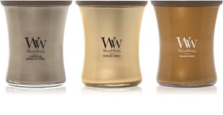 Woodwick Precious Metals Trio Pack coffret