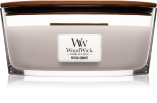Woodwick Wood Smoke bougie parfumée avec mèche en bois (hearthwick) 453,6 g