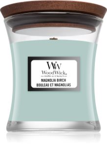 Woodwick Magnolia Birch doftljus trä wick 85 g