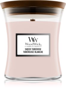 Woodwick Sheer Tuberose mirisna svijeća 275 g