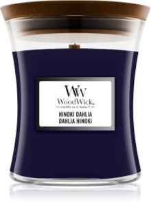 Woodwick Hinoki Dahlia lumânare parfumată