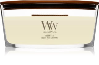 Woodwick Solar Haze scented candle with wooden wick (hearthwick) 453 g