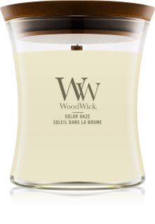 Woodwick Solar Haze scented candle with wooden wick 275 g