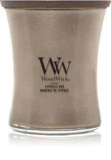 Woodwick Precious Metals Cypress Ore vela perfumada 275 g