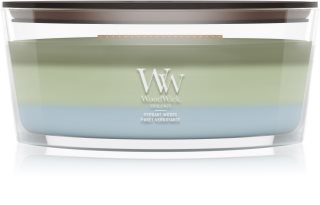 Woodwick Trilogy Verdant Woods illatgyertya fa kanóccal 453.6 g