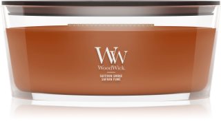 Woodwick Saffron Smoke bougie parfumée avec mèche en bois 453.6 g