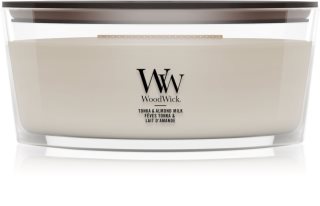 Woodwick Tonka & Almond Milk Duftkerze mit Holzdocht 453.6 g