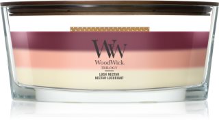Woodwick Trilogy Lush Nectar illatgyertya fa kanóccal 453.6 g
