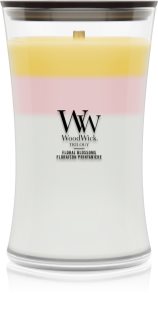 Woodwick Trilogy Floral Blossoms candela profumata con stoppino in legno 610 g