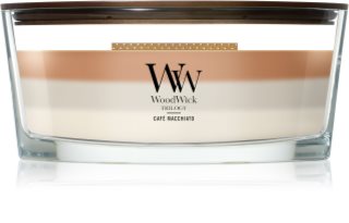 Woodwick Trilogy Café Macchiato illatgyertya fa kanóccal 453.6 g