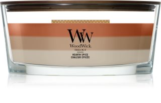 Woodwick Trilogy Hearth Spice vonná svíčka s dřevěným knotem 453.6 g
