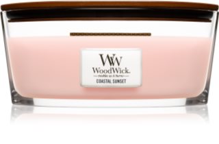 Woodwick Coastal Sunset bougie parfumée avec mèche en bois (hearthwick) 453 g