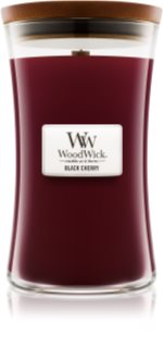 Woodwick Black Cherry świeczka zapachowa z drewnianym knotem 609.5 g
