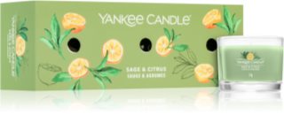 Yankee Candle Sage & Citrus coffret 3x37 g