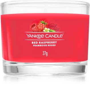 Yankee Candle Red Raspberry votivní svíčka glass 37 g