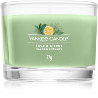 Yankee Candle Sage & Citrus votivní svíčka Signature 37 g