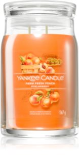 Yankee Candle Farm Fresh Peach candela profumata Signature