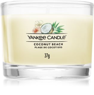 Yankee Candle Coconut Beach votivní svíčka glass 37 g