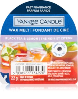 Yankee Candle Black Tea & Lemon illatos viasz aromalámpába Signature 22 g