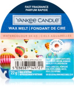 Yankee Candle Watercolour Skies illatos viasz aromalámpába 22 g