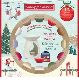 Yankee Candle Christmas Collection Aromalamp & 12 Wax Melts lote de regalo