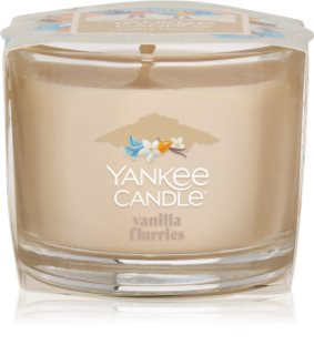 Yankee Candle Vanilla Flurries bougie votive glass 37 g