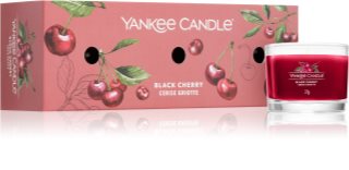 Yankee Candle Black Cherry poklon set 3x37 g
