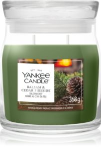 Yankee Candle Balsam & Cedar Fireside geurkaars