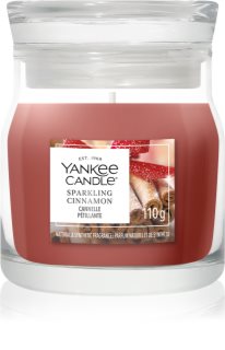 Yankee Candle Sparkling Cinnamon dišeča sveča Signature 110 g