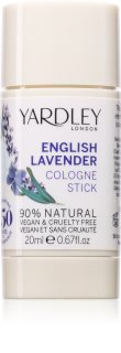Yardley English Lavender Deo Stick met massagedisk 20 ml