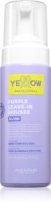 Yellow Professional Silver Purple Leave-In Mousse pianka do włosów neutralizująca żółtawe odcienie 160 ml
