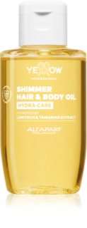Yellow Professional Hydra Care Shimmer Hair & Body Oil ulei hidratant pentru toate tipurile de păr 100 ml