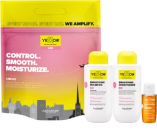 Yellow Professional CONTROL. SMOOTH.MOISTURIZE Holiday Kit lote de regalo para alisar el cabello