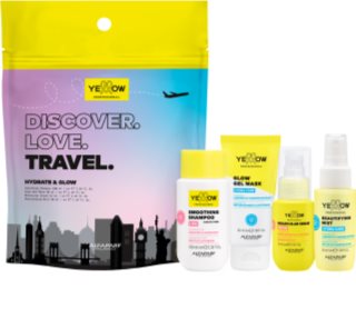 Yellow Professional Discover.Love.Travel. Set Reiseset für das Haar 4 St.