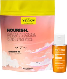Yellow Professional Nutritive Nourishing Oil mini kit aceite nutritivo para aportar hidratación y brillo 50 ml