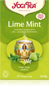 Yogi Tea Lime Mint BIO porcovaný čaj 17x1.8 g