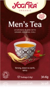 Yogi Tea Men's Tea BIO porcovaný čaj pro muže 17x1.8 g