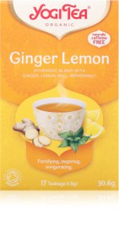 Yogi Tea Ginger Lemon BIO porcovaný čaj 17x1.8 g